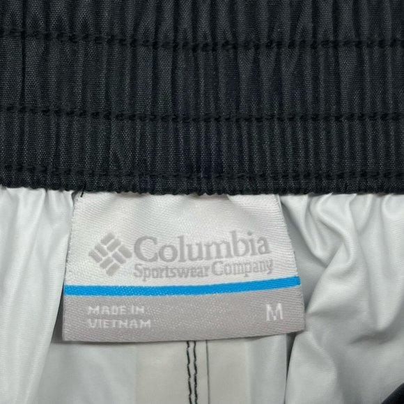 Columbia Rain Pants child’s  Sz M Black Omni Tech Waterproof Breathable Nylon - Picture 11 of 13